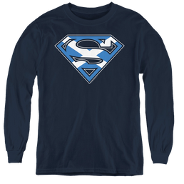 Superman Scottish Shield - Youth Long Sleeve T-Shirt Youth Long Sleeve T-Shirt Superman   