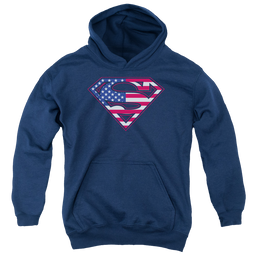 Superman U S Shield - Youth Hoodie Youth Hoodie (Ages 8-12) Superman   