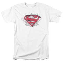 Superman Hastily Drawn Shield - Men's Regular Fit T-Shirt Men's Regular Fit T-Shirt Superman   