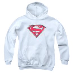 Superman Hastily Drawn Shield - Youth Hoodie Youth Hoodie (Ages 8-12) Superman   