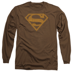 Superman 60S Type Shield - Men's Long Sleeve T-Shirt Men's Long Sleeve T-Shirt Superman   