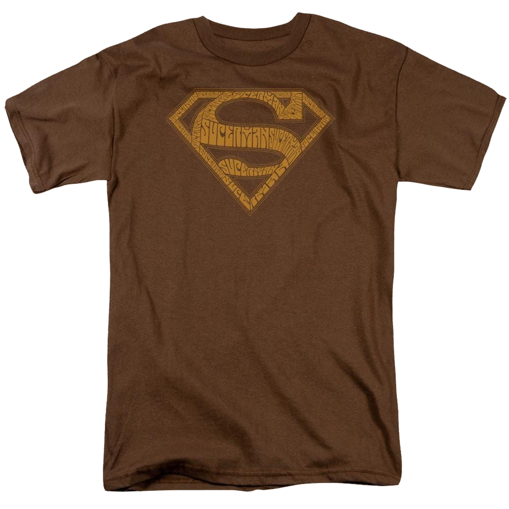 Superman 60S Type Shield - Men's Regular Fit T-Shirt Men's Regular Fit T-Shirt Superman   