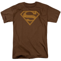 Superman 60S Type Shield - Men's Regular Fit T-Shirt Men's Regular Fit T-Shirt Superman   