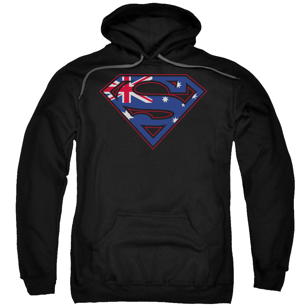 Superman Australian Shield - Pullover Hoodie Pullover Hoodie Superman   
