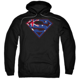 Superman Australian Shield - Pullover Hoodie Pullover Hoodie Superman   