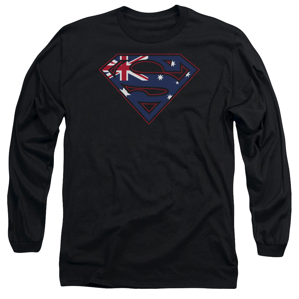 Superman Australian Shield - Men's Long Sleeve T-Shirt Men's Long Sleeve T-Shirt Superman   