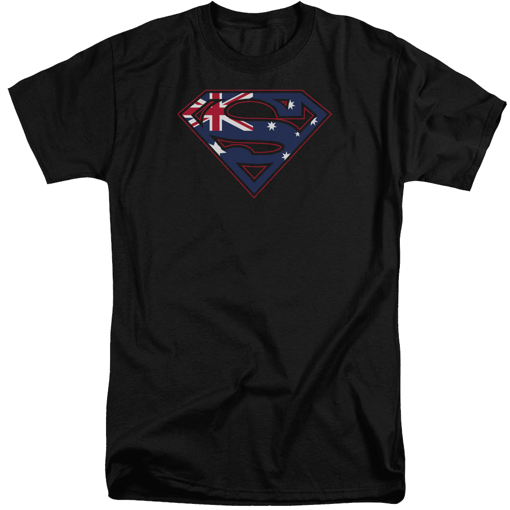 Superman Australian Shield - Men's Tall Fit T-Shirt Men's Tall Fit T-Shirt Superman   