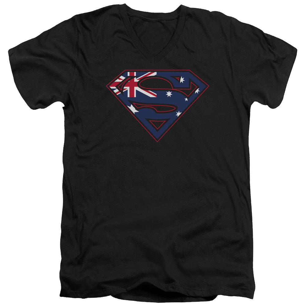 Superman Australian Shield - Men's V-Neck T-Shirt Men's V-Neck T-Shirt Superman   