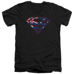 Superman Australian Shield - Men's V-Neck T-Shirt Men's V-Neck T-Shirt Superman   