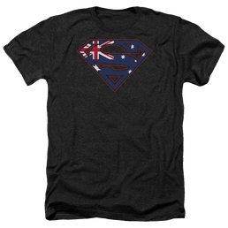 Superman Australian Shield - Men's Heather T-Shirt Men's Heather T-Shirt Superman   