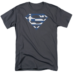 Superman Greek Shield - Men's Regular Fit T-Shirt Men's Regular Fit T-Shirt Superman   