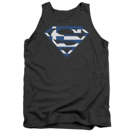 Superman Greek Shield - Men's Tank Top Men's Tank Superman   