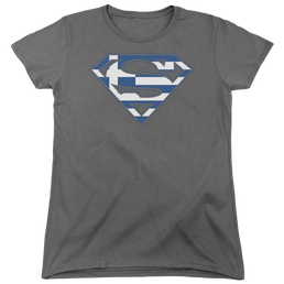 Superman Greek Shield - Women's T-Shirt Women's T-Shirt Superman   