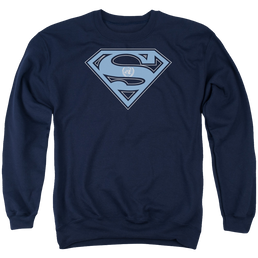 Superman U N Shield - Men's Crewneck Sweatshirt Men's Crewneck Sweatshirt Superman   