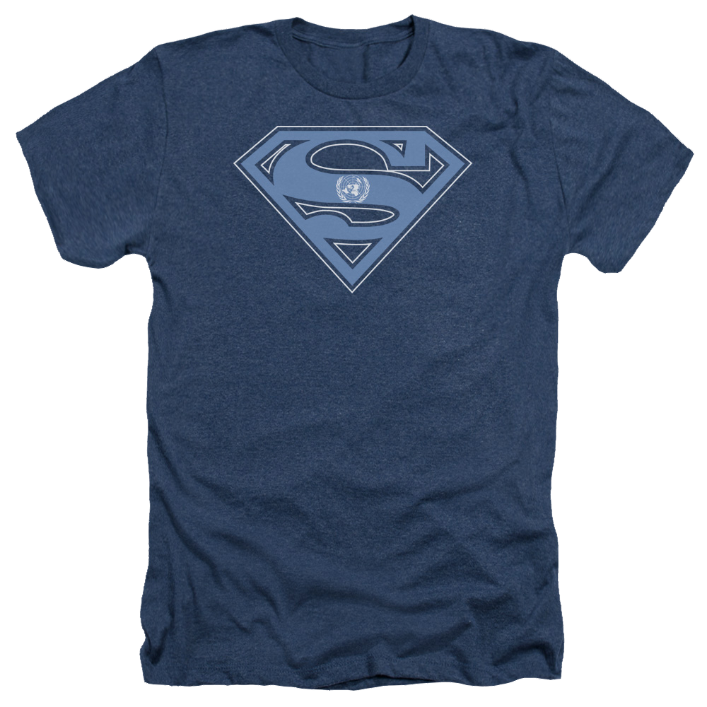 Superman U N Shield - Men's Heather T-Shirt Men's Heather T-Shirt Superman   