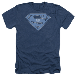 Superman U N Shield - Men's Heather T-Shirt Men's Heather T-Shirt Superman   