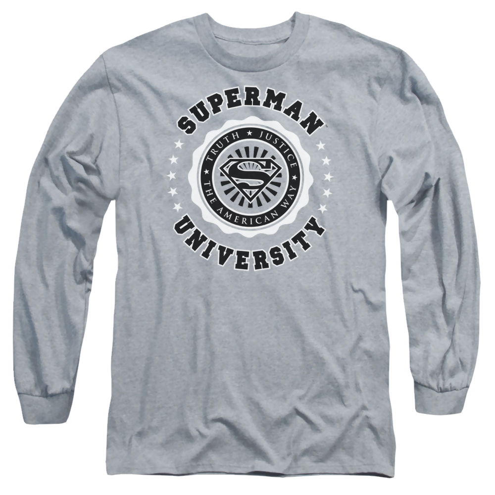 Superman Superman University - Men's Long Sleeve T-Shirt Men's Long Sleeve T-Shirt Superman   