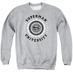 Superman Superman University - Men's Crewneck Sweatshirt Men's Crewneck Sweatshirt Superman   