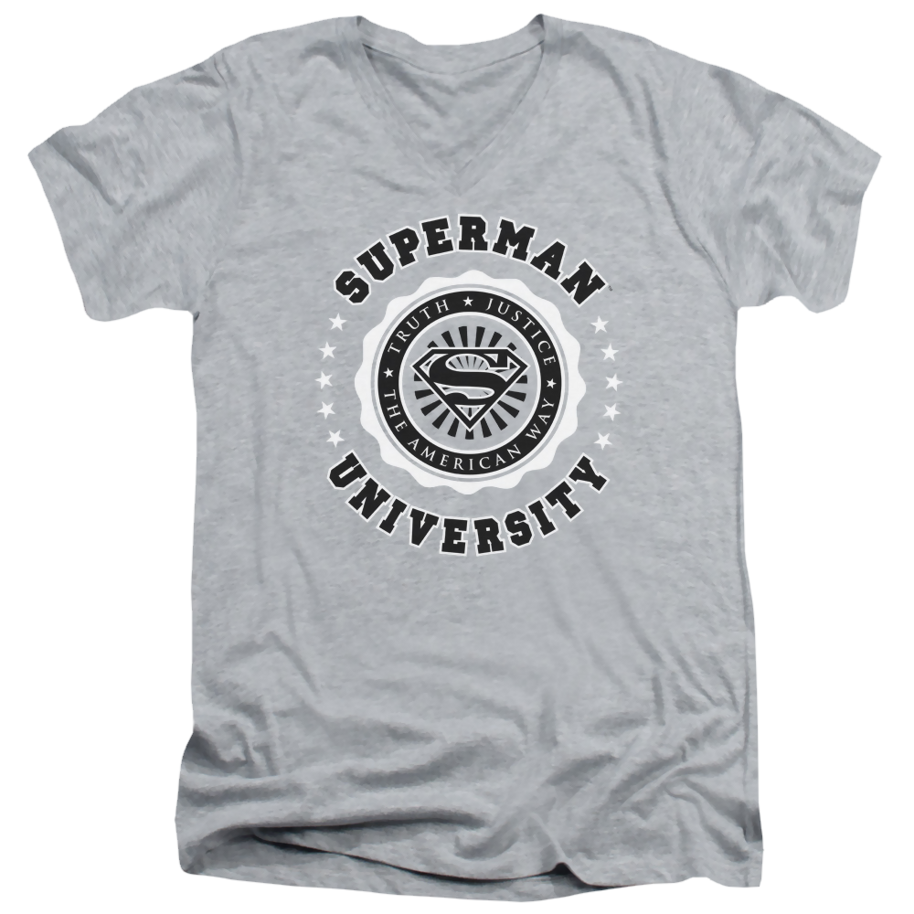 Superman Superman University - Men's V-Neck T-Shirt Men's V-Neck T-Shirt Superman   