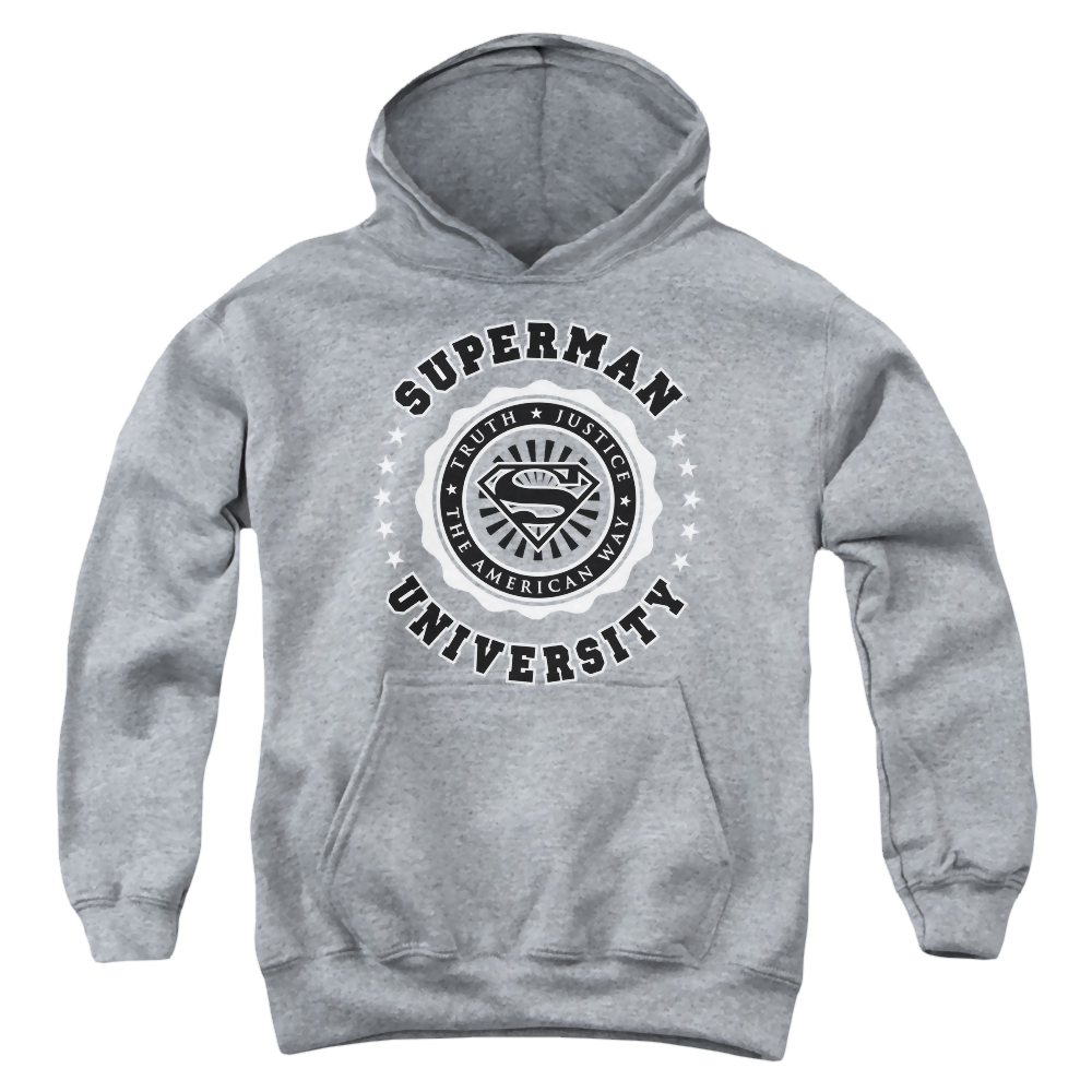 Superman Superman University - Youth Hoodie Youth Hoodie (Ages 8-12) Superman   