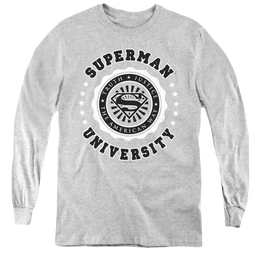 Superman Superman University - Youth Long Sleeve T-Shirt Youth Long Sleeve T-Shirt Superman   