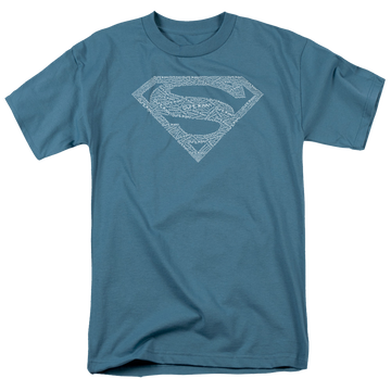 Superman Type Shield - Men's Regular Fit T-Shirt Men's Regular Fit T-Shirt Superman   