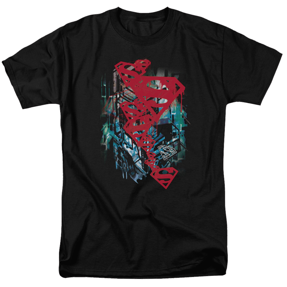 Superman Gritty - Men's Regular Fit T-Shirt Men's Regular Fit T-Shirt Superman   
