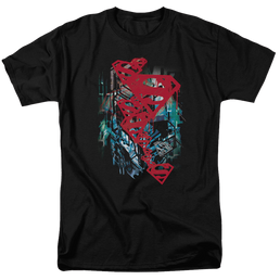 Superman Gritty - Men's Regular Fit T-Shirt Men's Regular Fit T-Shirt Superman   