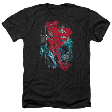 Superman Gritty - Men's Heather T-Shirt Men's Heather T-Shirt Superman   