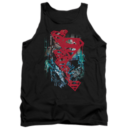 Superman Gritty - Men's Tank Top Men's Tank Superman   