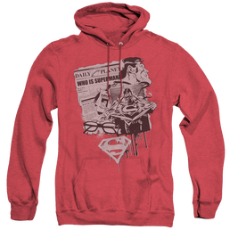 Superman Identity - Heather Pullover Hoodie Heather Pullover Hoodie Superman   