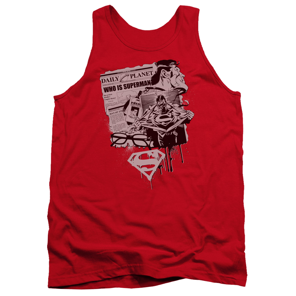 Superman Identity - Men's Tank Top Men's Tank Superman   