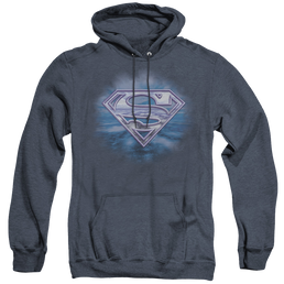 Superman Freedom Of Flight - Heather Pullover Hoodie Heather Pullover Hoodie Superman   