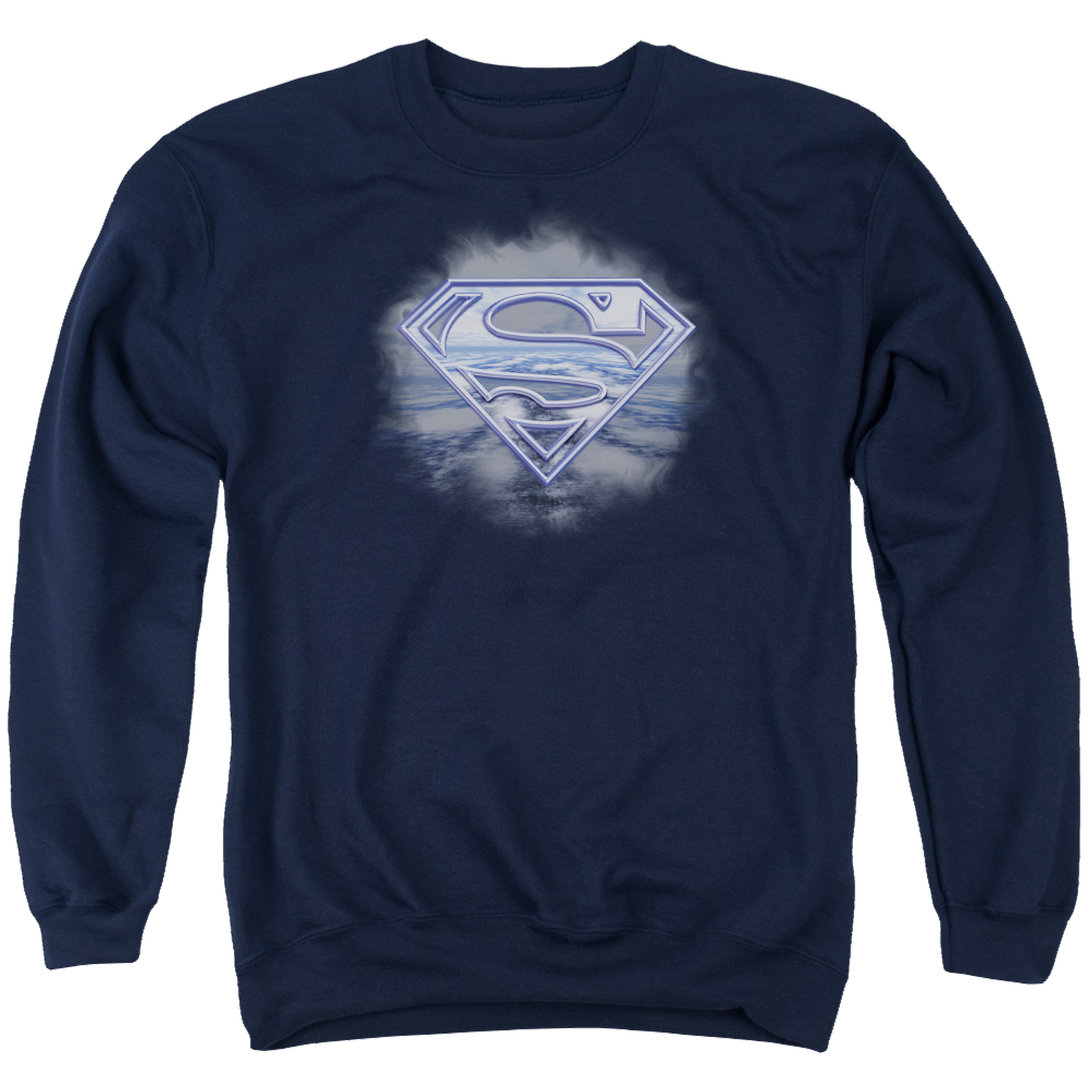 Superman Freedom Of Flight - Men's Crewneck Sweatshirt Men's Crewneck Sweatshirt Superman   