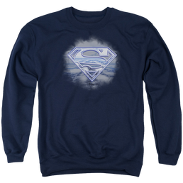 Superman Freedom Of Flight - Men's Crewneck Sweatshirt Men's Crewneck Sweatshirt Superman   