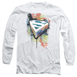 Superman Urban Shields - Men's Long Sleeve T-Shirt Men's Long Sleeve T-Shirt Superman   