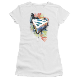 Superman Urban Shields - Juniors T-Shirt Juniors T-Shirt Superman   