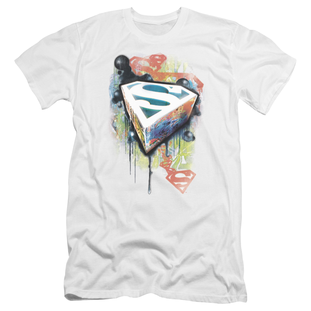 Superman Urban Shields - Men's Premium Slim Fit T-Shirt Men's Premium Slim Fit T-Shirt Superman   