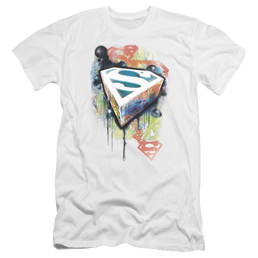 Superman Urban Shields - Men's Premium Slim Fit T-Shirt Men's Premium Slim Fit T-Shirt Superman   