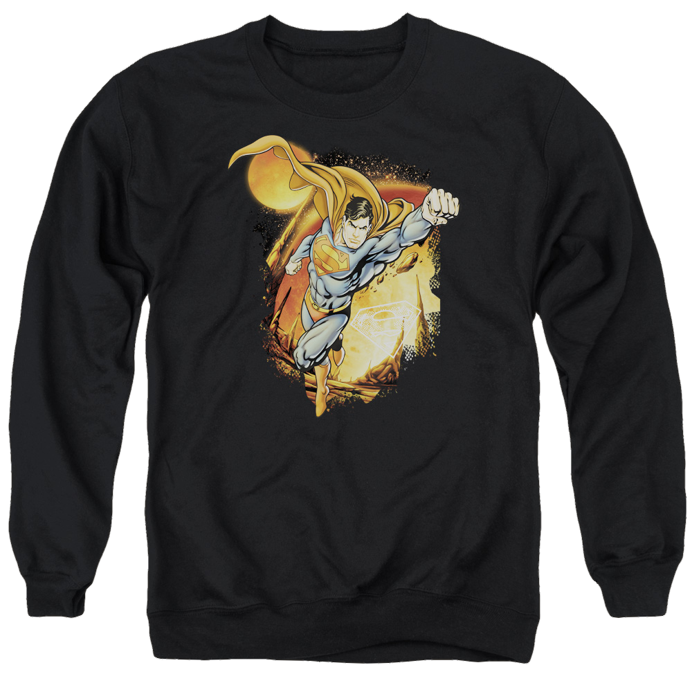 Superman Last Sons - Men's Crewneck Sweatshirt Men's Crewneck Sweatshirt Superman   