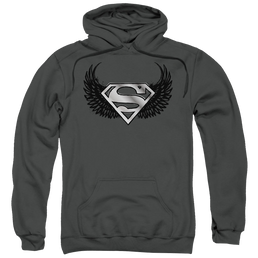 Superman Dirty Wings - Pullover Hoodie Pullover Hoodie Superman   