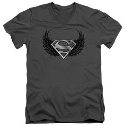 Superman Dirty Wings - Men's V-Neck T-Shirt Men's V-Neck T-Shirt Superman   