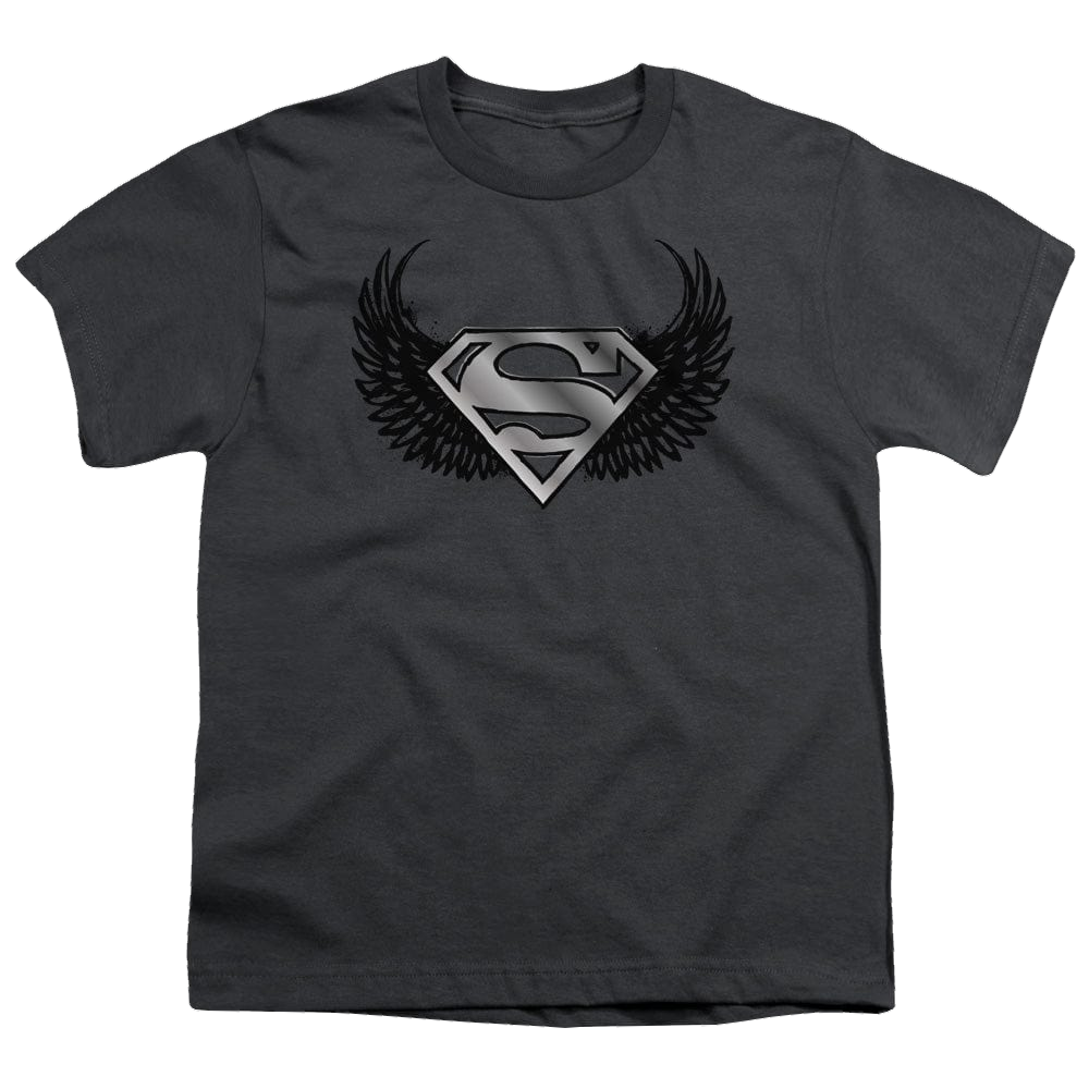Superman Dirty Wings - Youth T-Shirt Youth T-Shirt (Ages 8-12) Superman   