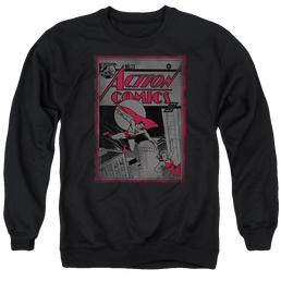 Superman Action Comics 23 - Men's Crewneck Sweatshirt Men's Crewneck Sweatshirt Superman   