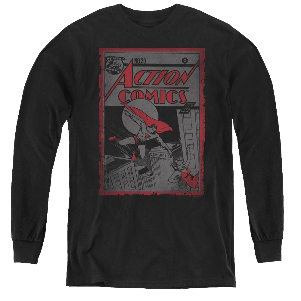 Superman Action Comics 23 - Youth Long Sleeve T-Shirt Youth Long Sleeve T-Shirt Superman   