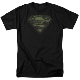 Superman Camo Logo Distressed - Men's Regular Fit T-Shirt Men's Regular Fit T-Shirt Superman   