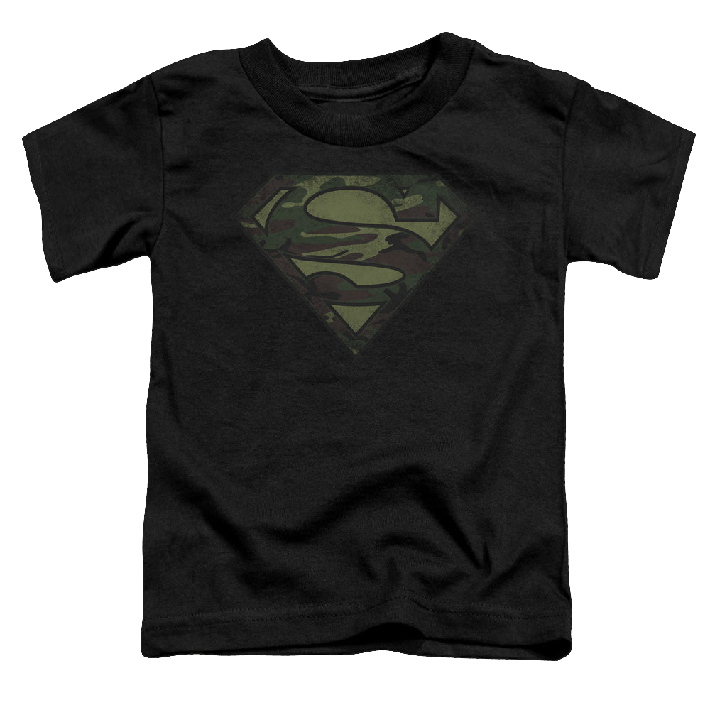 Superman Camo Logo Distressed - Toddler T-Shirt Toddler T-Shirt Superman   