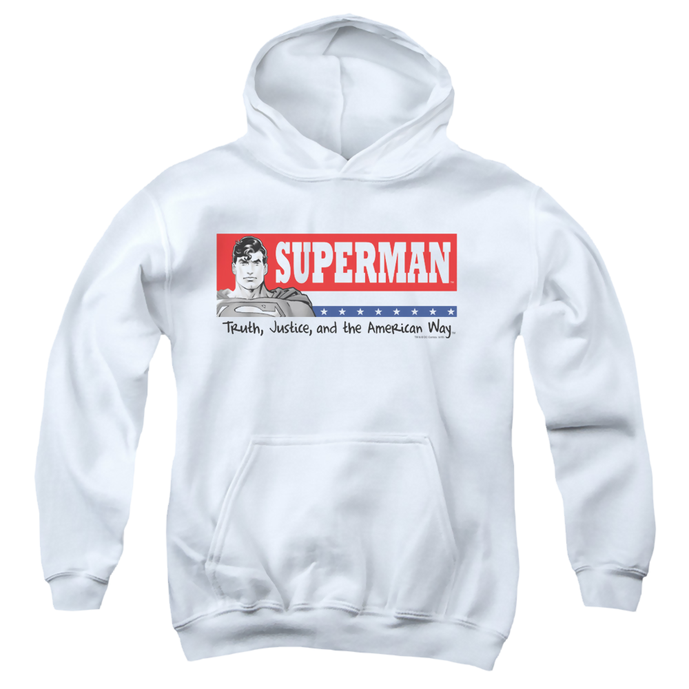 Superman Superman For President - Youth Hoodie Youth Hoodie (Ages 8-12) Superman   