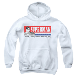 Superman Superman For President - Youth Hoodie Youth Hoodie (Ages 8-12) Superman   