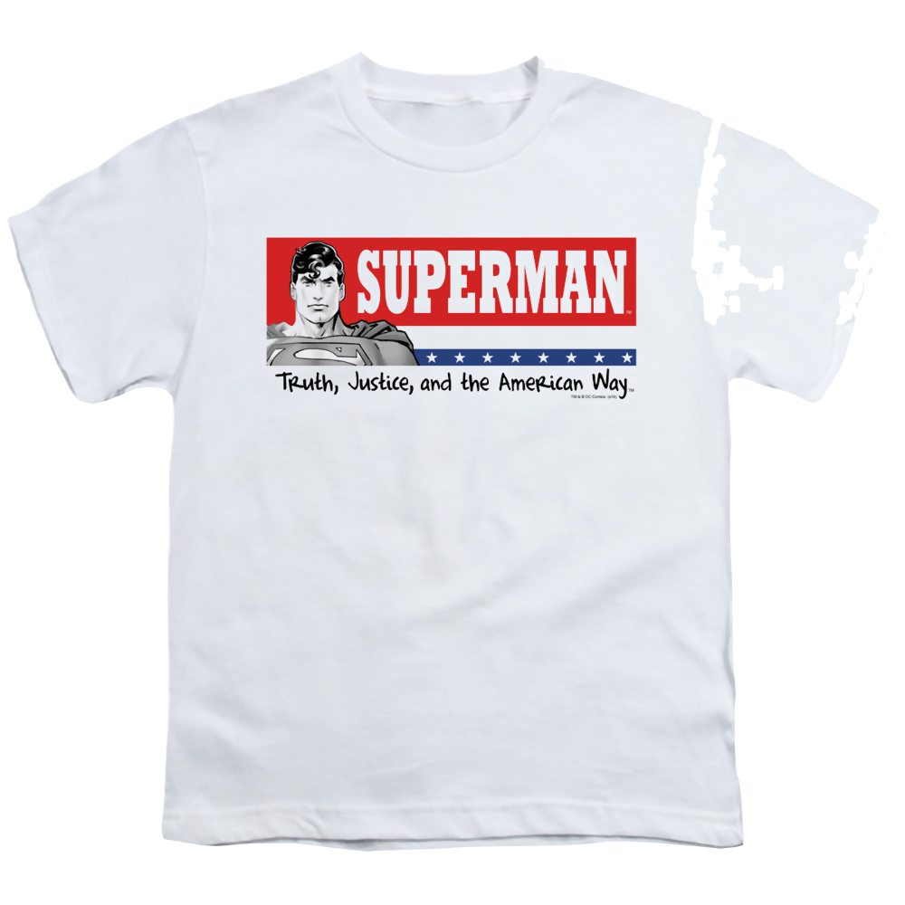 Superman Superman For President - Youth T-Shirt Youth T-Shirt (Ages 8-12) Superman   